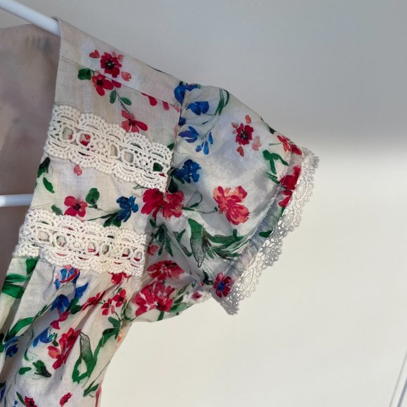 Revolve Lovers + Friends Jill Mini Dress in Peony Floral - Picture 5 of 10